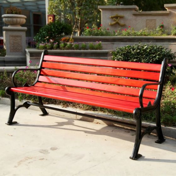 杭州商业街区公园坐凳安装